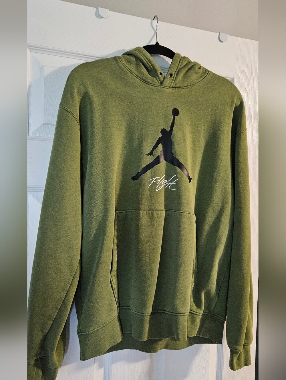 Jordan Olive Green Flight Logo Hoodie